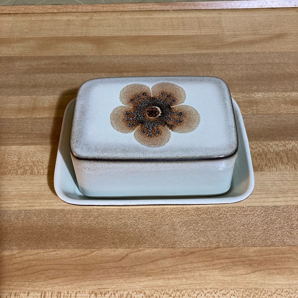 Denby Pottery, Stoneware Westbury covered rectangular Butter Dish - Picture 2 of 4